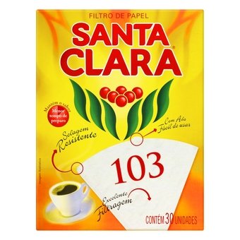 Filtro de Papel Santa Clara N&ordm; 103 Caix...