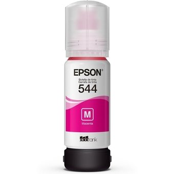 Garrafa de Tinta Epson T544322-BR Magenta 7.500 Páginas para EcoTank L3150 L3250 L3160 L3260 L3560 L5190 L5290 L5590
