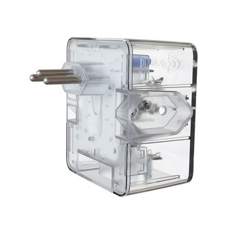 Protetor Elétrico iClamper Energia 3 Tomadas 2P+T 10A Transparente
